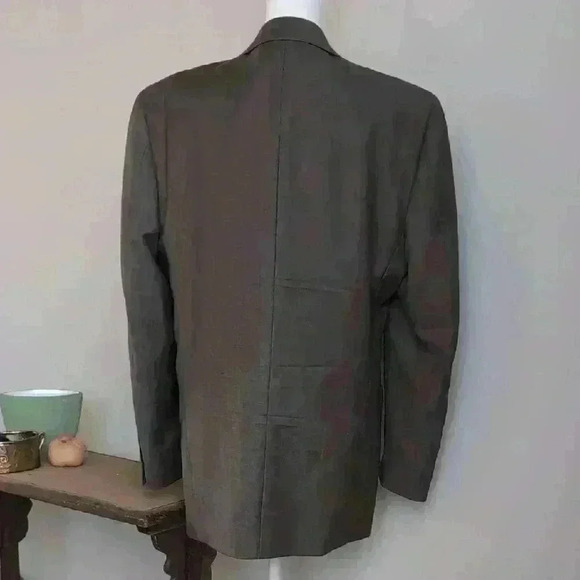 Axcess Men's Brown Wool Blazer - Picture 3 of 9